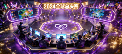 英雄联盟S16全球总决赛舞台与选手比赛画面